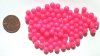 100 6mm Acrylic Fluorescent Hot Pink